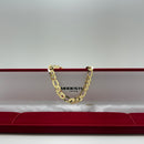 Pulseira 3x1 5mm Banhada A Ouro 18k