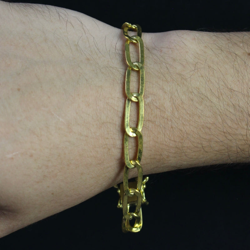 Pulseira Laminada 7mm Moeda Antiga