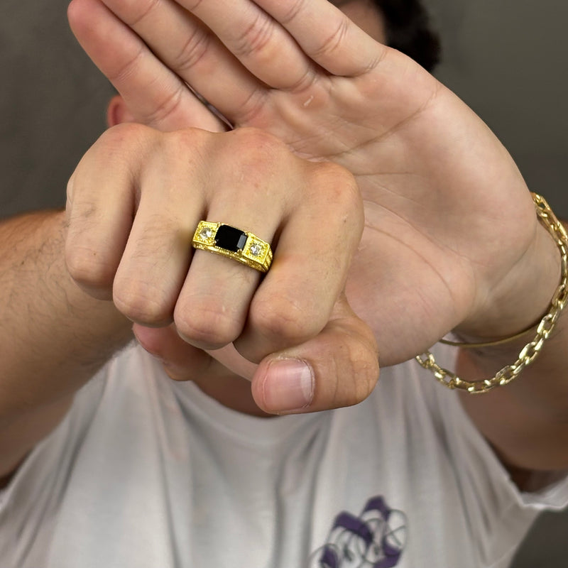 Dedeira Pedra Central Moeda Antiga