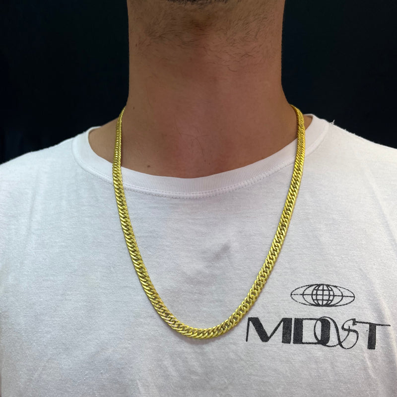 Grumet dupla 5mm 70cm Moeda Antiga