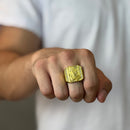 Dedeira Mão Fé Moeda Antiga