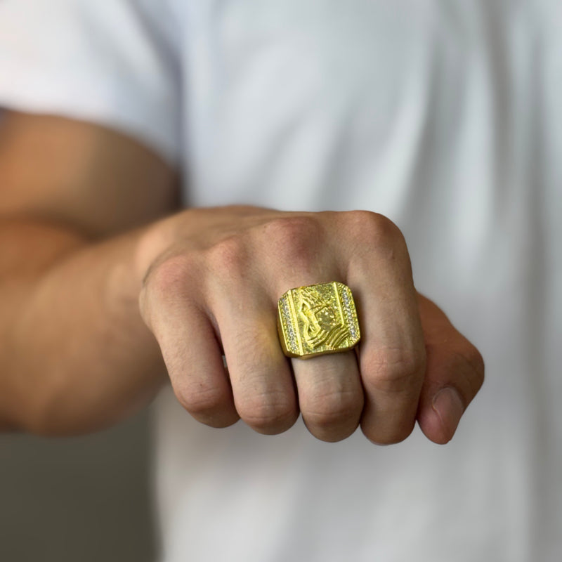 Dedeira Mão Fé Moeda Antiga