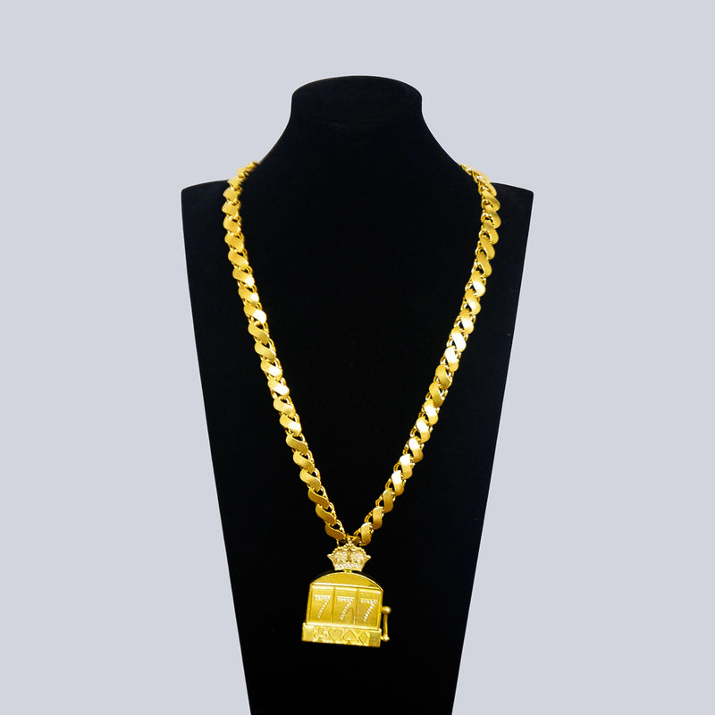 Kit Friso S 70cm Pingente 777 Roleta Moeda Antiga