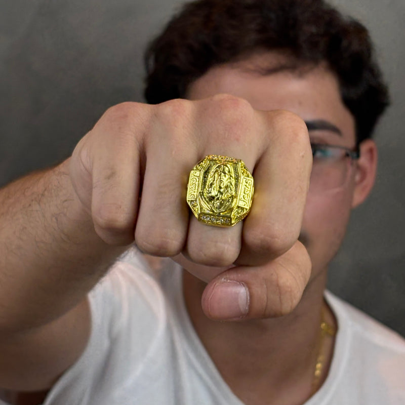 Dedeira Cristo Rei Detalhada Moeda Antiga