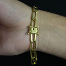 Pulseira Laminada 7mm Moeda Antiga