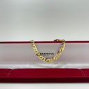 Pulseira Grumet Laminada 5mm Banhada A Ouro 18k