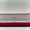 Pulseira Laminada 5mm Banhada A Ouro 18k