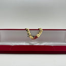 Pulseira Grumet Laminada 7mm Banhado a Ouro 18k