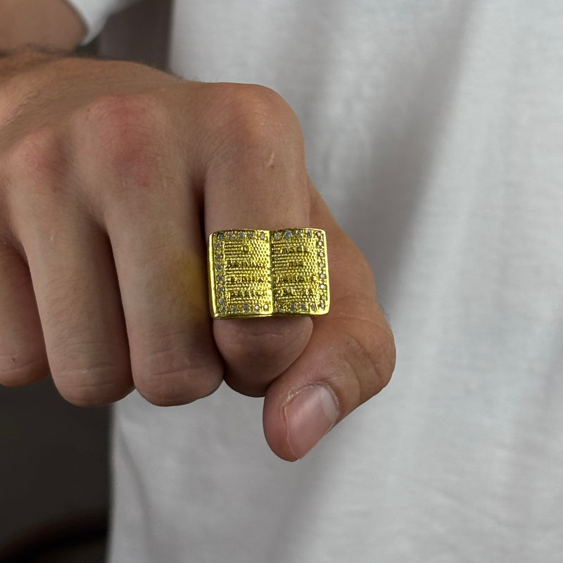 Dedeira Bíblia Cravejada Moeda Antiga