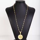 Kit Cartier 70cm Pingente Estrela de Davi Redondo Moeda Antiga