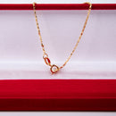 Pulseira Cadeado 1,5mm Banhado Ouro 18k