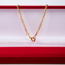 Pulseira Grumet 2mm Banhado Ouro 18k