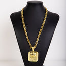 kit Imperador 70cm Pingente Coroa 777 Moeda Antiga