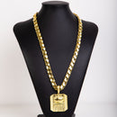 Kit Friso S 70cm Pingente Coroa 777 Moeda Antiga