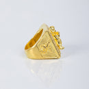 Dedeira Anjo Quadrada Moeda Antiga