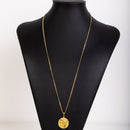 Kit 2mm 70cm Com Pingente Moeda Antiga