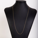 Cadeado 1,5mm banhada 18k