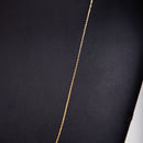 Cadeado 1,5mm banhada 18k