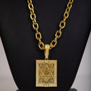 Pingente Estrela De Davi Moeda Antiga