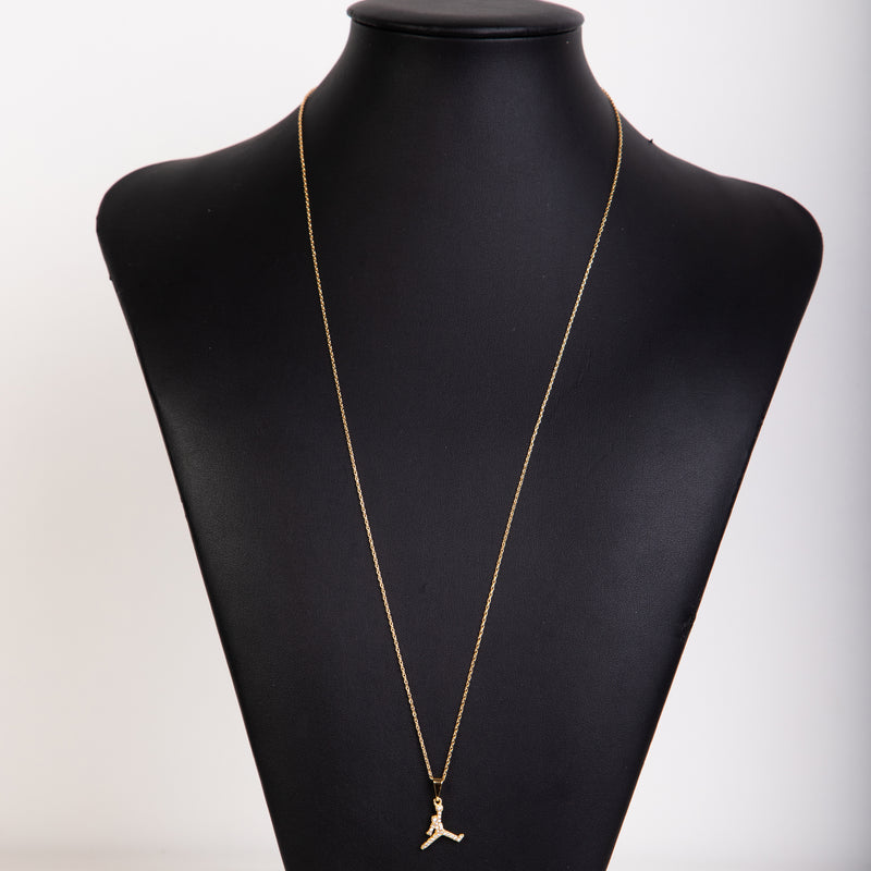Kit Cadeado Pingente Jordan Banhado 18k