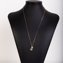 Kit veneziana 70cm Pingente Mão Santa Banhado 18k