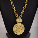 Pingente 777 Roleta Moeda Antiga