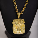 Pingente Abençoado Cristo Moeda Antiga