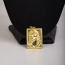 Pingente Pequeno Placa rosto de Cristo Moeda Antiga