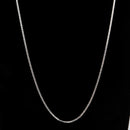 Corrente Piastrine 2mm Prata 925