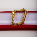 Pulseira Friso X 12MM Moeda Antiga