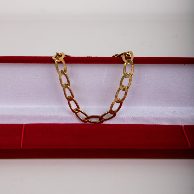 Pulseira Laminada 7mm Moeda Antiga